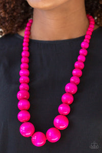 Effortlessly Everglades - Paparazzi Pink Necklace - BlingbyAshleyNicole