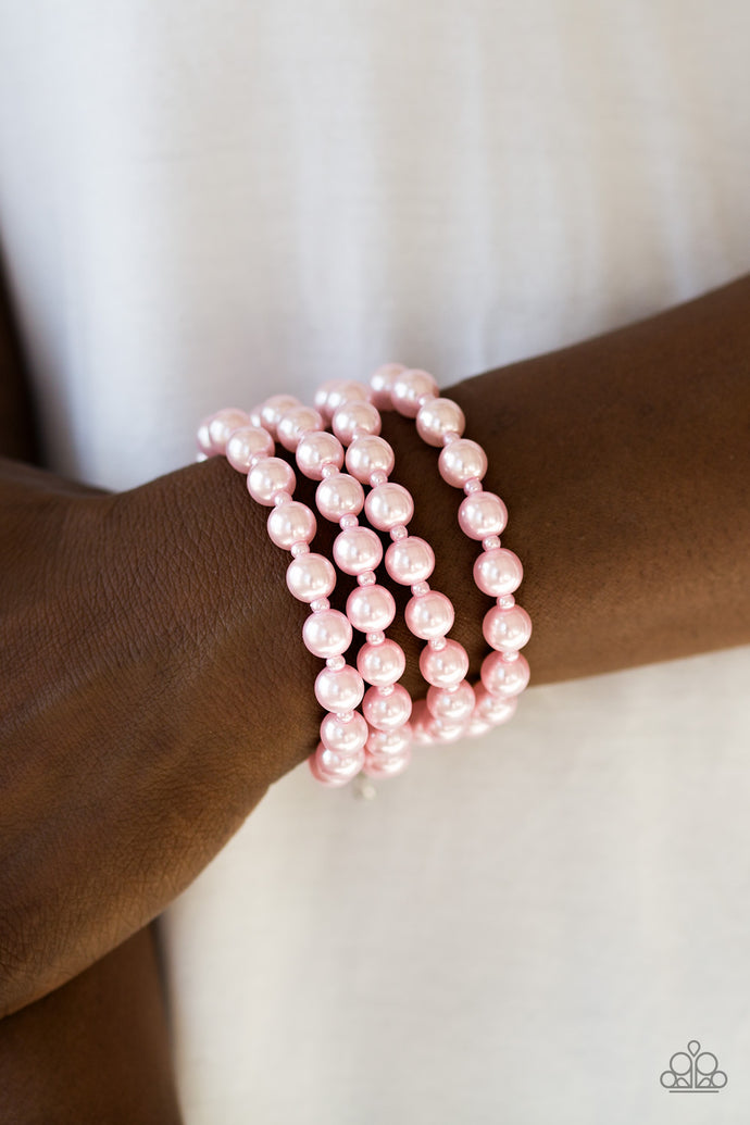 Work The BALLROOM - Pink Bracelet - BlingbyAshleyNicole