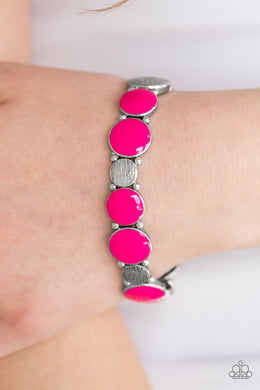 Bubble Blast - Pink Bracelet - BlingbyAshleyNicole