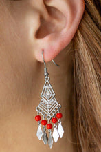 Load image into Gallery viewer, Island Import | Paparazzi Red Earrings - BlingbyAshleyNicole