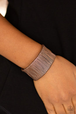 Metal Mecca - Paparazzi Copper Bracelet - BlingbyAshleyNicole