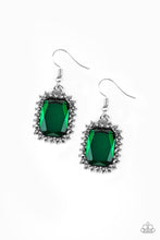 Load image into Gallery viewer, Downtown Dapper - Paparazzi Green Earrings - BlingbyAshleyNicole