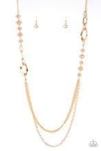 Load image into Gallery viewer, Modern Girl Glam - Paparazzi Gold Necklace - BlingbyAshleyNicole