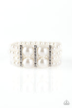 Load image into Gallery viewer, Romance Remix - Paparazzi White Bracelet - BlingbyAshleyNicole