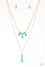 Load image into Gallery viewer, Basic Groundwork - Paparazzi Blue Necklace - BlingbyAshleyNicole