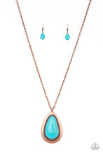 Load image into Gallery viewer, BADLAND To The Bone - Paparazzi Copper Necklace - BlingbyAshleyNicole