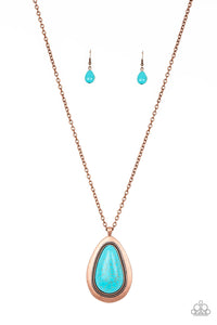 BADLAND To The Bone - Paparazzi Copper Necklace - BlingbyAshleyNicole