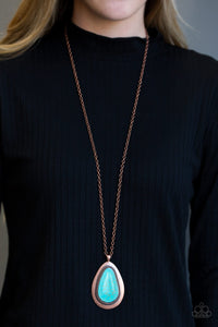 BADLAND To The Bone - Paparazzi Copper Necklace - BlingbyAshleyNicole