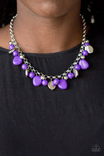 Load image into Gallery viewer, Flirtatiously Florida - Purple Necklace - BlingbyAshleyNicole
