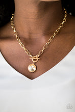 Load image into Gallery viewer, She Sparkles On - Paparazzi Gold Necklace - BlingbyAshleyNicole