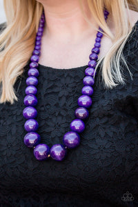 Effortlessly Everglades - Paparazzi Purple Necklace - BlingbyAshleyNicole