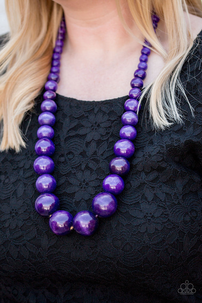 Effortlessly Everglades - Paparazzi Purple Necklace - BlingbyAshleyNicole