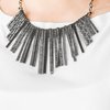 Welcome to the Pack - Paparazzi Black Necklace - BlingbyAshleyNicole