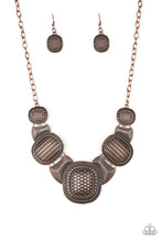 Load image into Gallery viewer, Prehistoric Powerhouse - Paparazzi Copper Necklace - BlingbyAshleyNicole