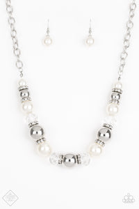 The Camera Never Lies | Paparazzi White Necklace - BlingbyAshleyNicole