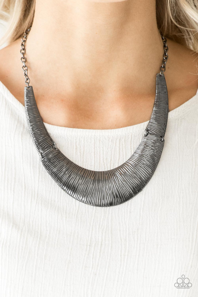 Feast or Famine - Black Necklace - BlingbyAshleyNicole