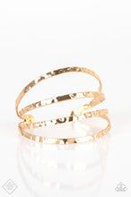 Load image into Gallery viewer, Get Used To Grit | Paparazzi Gold Bracelet - BlingbyAshleyNicole