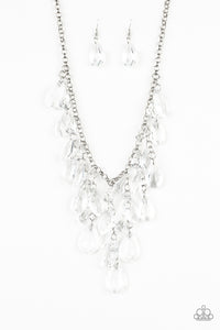 Irresistible Iridescence - Paparazzi White Necklace - BlingbyAshleyNicole