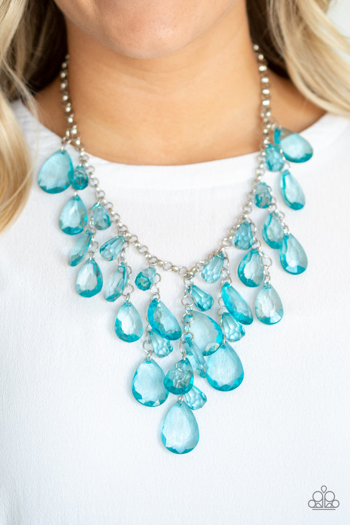 Irresistible Iridescence | Paparazzi Blue Necklace - BlingbyAshleyNicole