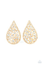 Load image into Gallery viewer, REIGN-Storm - Paparazzi Gold Earrings - BlingbyAshleyNicole