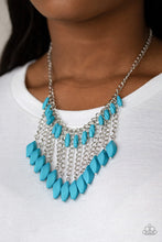 Load image into Gallery viewer, Venturous Vibes - Paparazzi Blue Necklace - BlingbyAshleyNicole