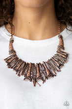 Load image into Gallery viewer, In The MANE-stream - Paparazzi Copper Necklace - BlingbyAshleyNicole