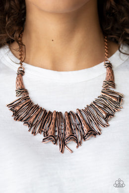 In The MANE-stream - Paparazzi Copper Necklace - BlingbyAshleyNicole