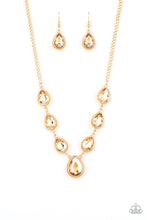 Load image into Gallery viewer, Socialite Social - Paparazzi Gold Necklace - BlingbyAshleyNicole