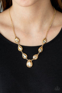 Socialite Social - Paparazzi Gold Necklace - BlingbyAshleyNicole