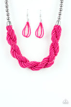 Load image into Gallery viewer, Savannah Surfin - Pink Necklace - BlingbyAshleyNicole