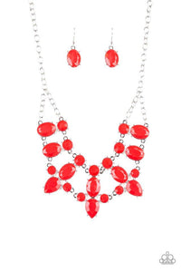Goddess Glow | Paparazzi Red Necklace - BlingbyAshleyNicole