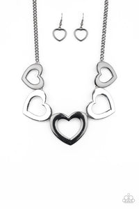 Hearty Hearts - Multi Necklace - BlingbyAshleyNicole