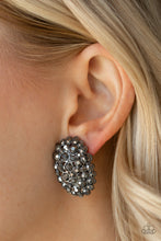 Load image into Gallery viewer, Daring Dazzle - Paparazzi Black Earrings - BlingbyAshleyNicole