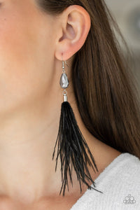 Showgirl Showcase - Black Earrings - BlingbyAshleyNicole