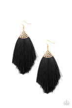Load image into Gallery viewer, Tassel Tempo - Paparazzi Gold Earrings - BlingbyAshleyNicole