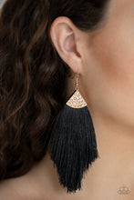 Load image into Gallery viewer, Tassel Tempo - Paparazzi Gold Earrings - BlingbyAshleyNicole