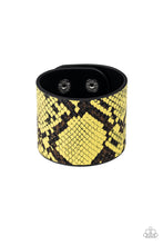 Load image into Gallery viewer, The Rest is HISS-tory - Yellow Urban Bracelet - BlingbyAshleyNicole