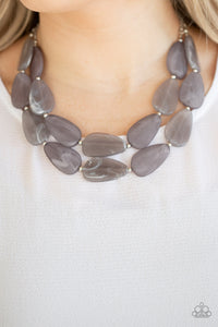 Colorfully Calming - Paparazzi Silver Necklace - BlingbyAshleyNicole