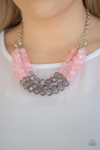 Summer Ice - Paparazzi Pink Necklace - BlingbyAshleyNicole