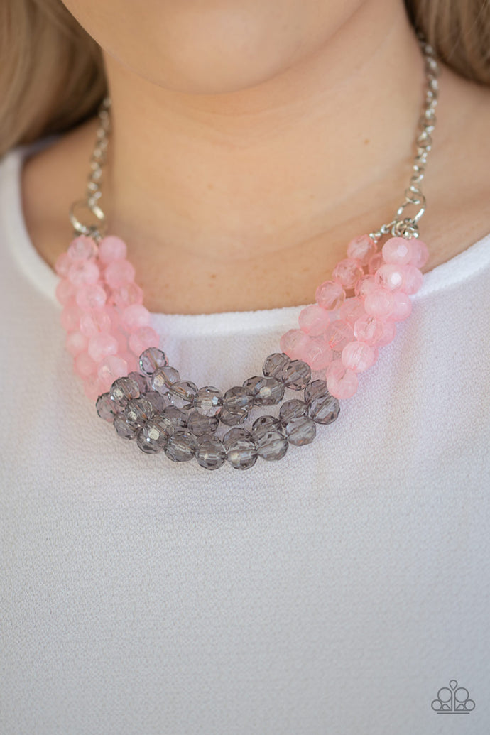 Summer Ice - Paparazzi Pink Necklace - BlingbyAshleyNicole