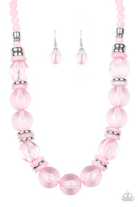 Bubbly Beauty - Paparazzi Pink Necklace - BlingbyAshleyNicole