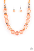 Load image into Gallery viewer, Bubbly Beauty - Paparazzi Orange Necklace - BlingbyAshleyNicole