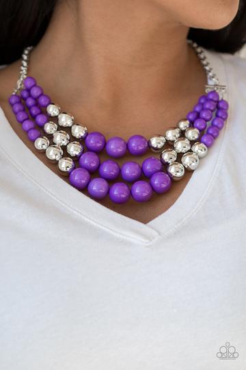 Dream Pop - Paparazzi Purple Necklace - BlingbyAshleyNicole