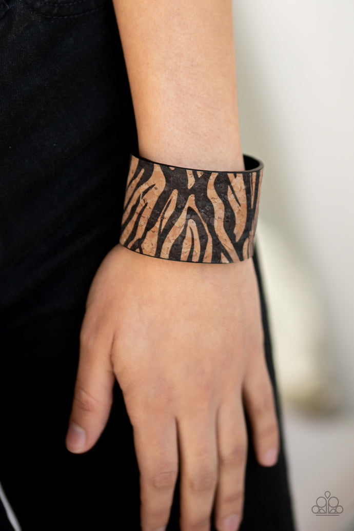 Zebra Zone - Paparazzi Black Bracelet - BlingbyAshleyNicole