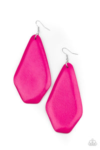 Vacation Ready - Paparazzi Pink Earrings - BlingbyAshleyNicole
