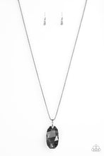 Load image into Gallery viewer, Gemstone Grandeur - Paparazzi Silver Necklace - BlingbyAshleyNicole