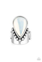 Load image into Gallery viewer, Opal White - Paparazzi White Ring - BlingbyAshleyNicole