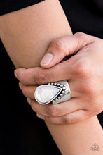 Load image into Gallery viewer, Opal White - Paparazzi White Ring - BlingbyAshleyNicole