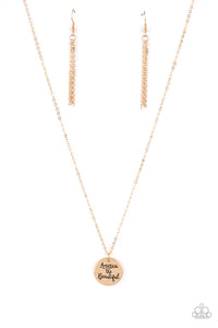 America The Beautiful  - Gold Necklace - BlingbyAshleyNicole