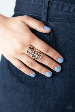 Vine Vibe - Paparazzi Copper Ring - BlingbyAshleyNicole